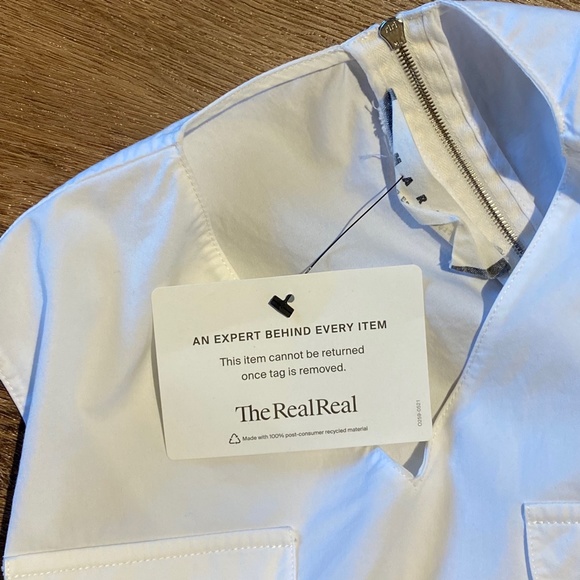 Marni white sleeveless v-neck top tunic blouse size IT42 US6 M - Picture 14 of 14